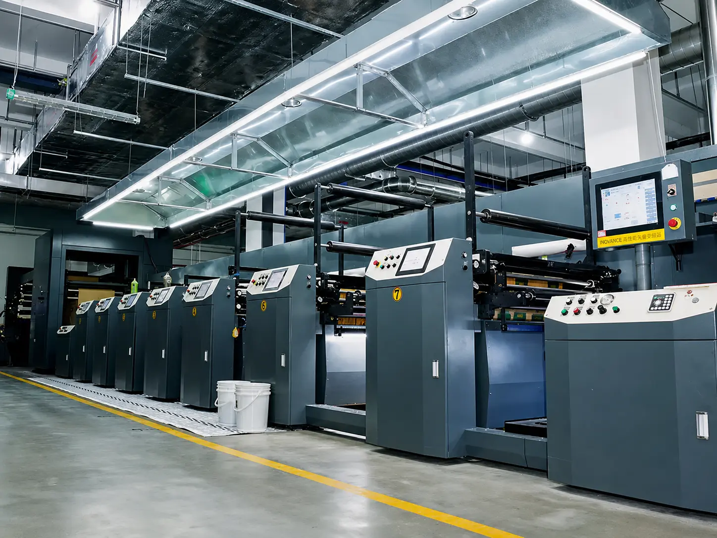 ProPac Solution printing press production line.