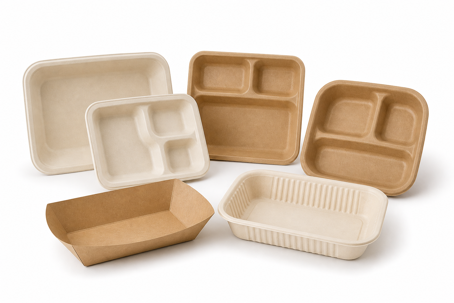 Paper Food Tray & Plate: FOOD TRAYS